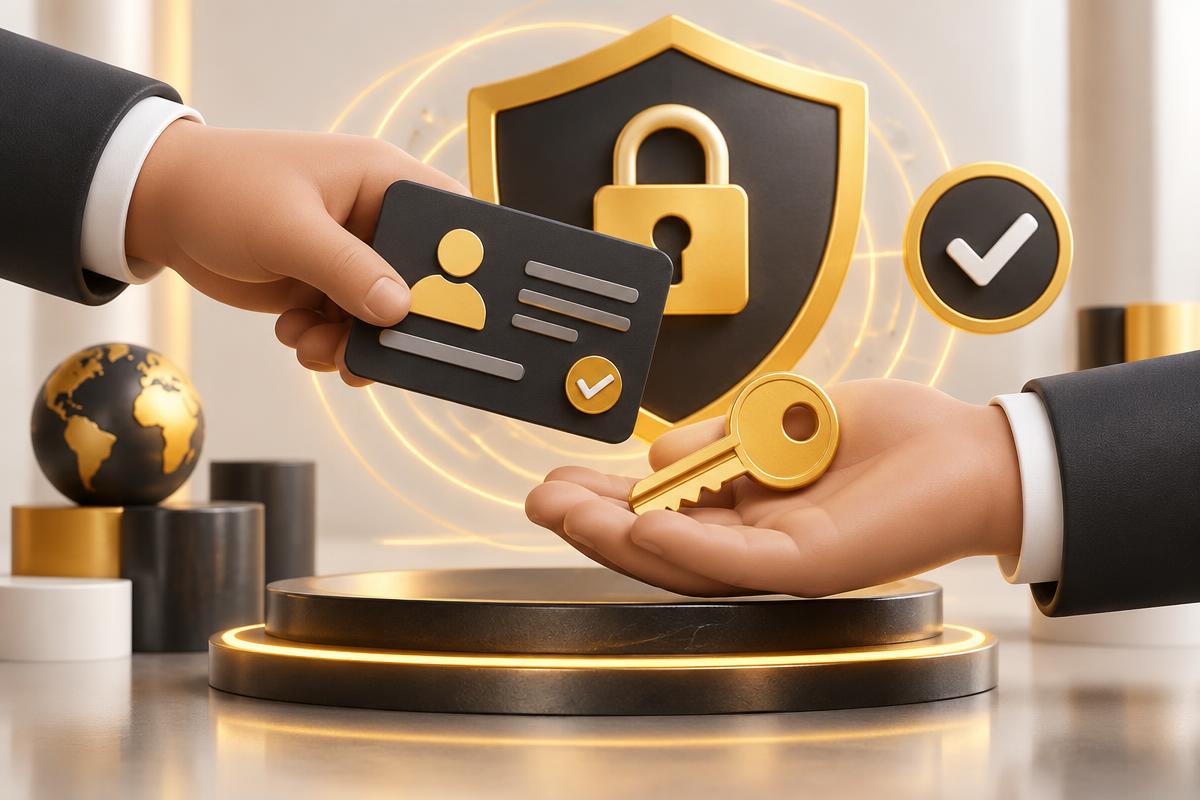 3D secure KYC verification and protected handover for a Bybit account